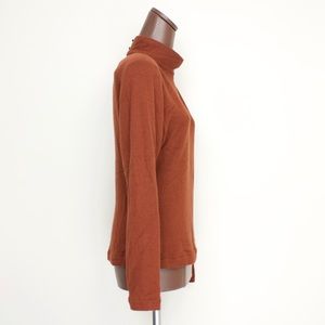 Burnt Sienna 100% Cashmere Sweater Vintage